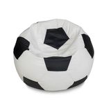 sillon puff en forma de balon de futbol diseño comodo y moderno