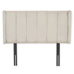 cabecera tapizada color blanco con botones drimer