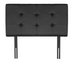 cabecera de cama sencilla gris alfa marca drimer