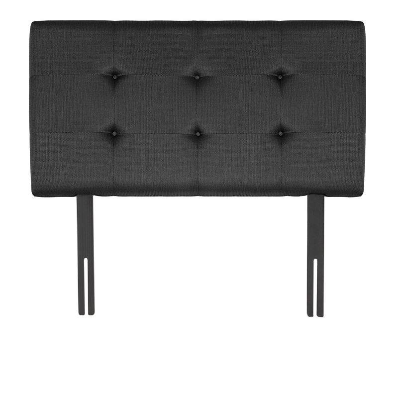 cabecera de cama sencilla gris alfa marca drimer