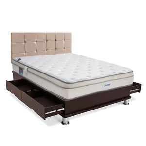 Dormitorio Cajones Cuadros Antiácaros Pocket Premium Beige