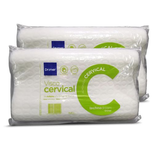 Pack x 2 Almohadas Visco Cervical