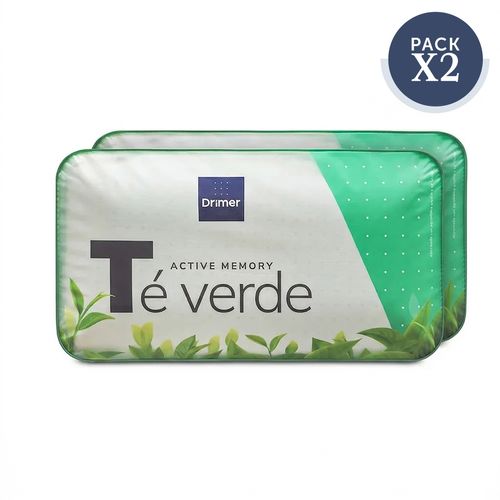 Pack x2 Almohada Active Memory Té Verde